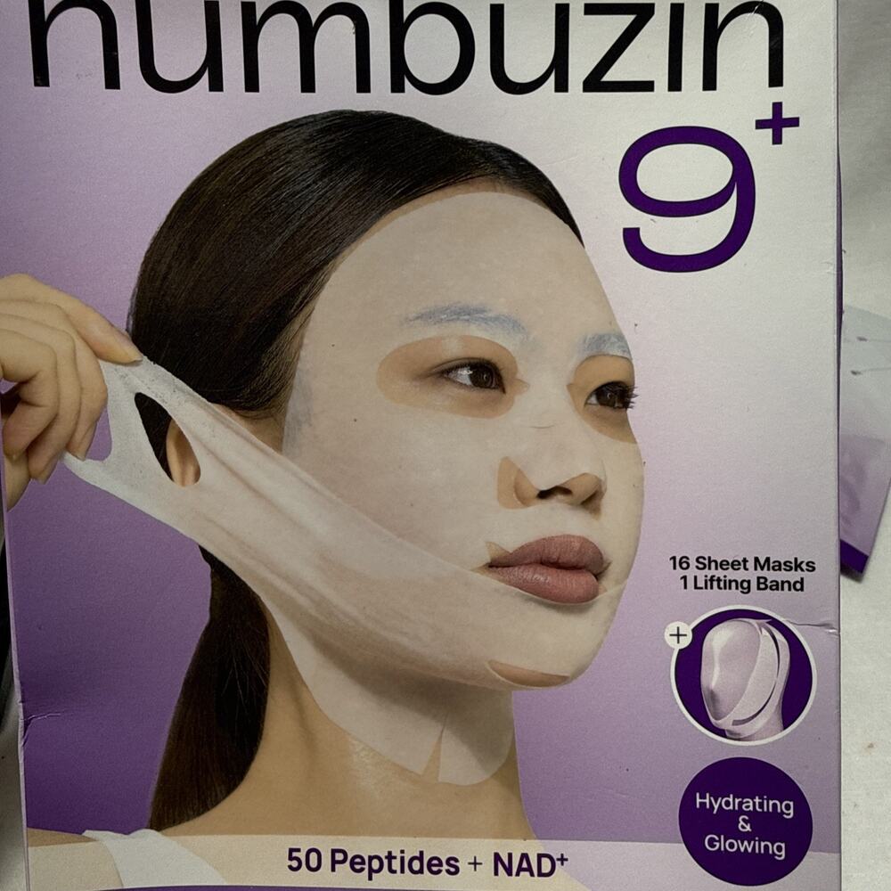 Numbuzin No.9 NAD Bio Lifting Full Cover Facial Mask Partial Box 7 Count